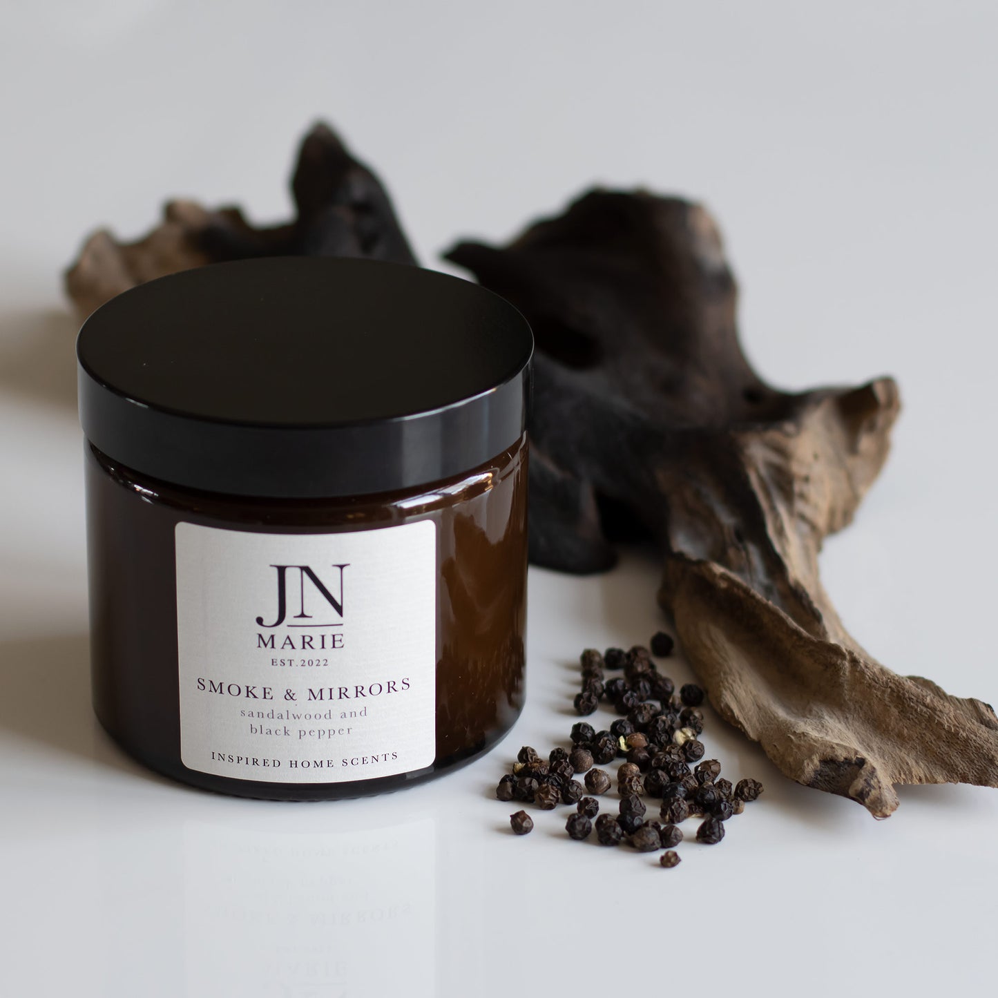 Smoke & Mirrors - Sandalwood & Black Pepper Candle