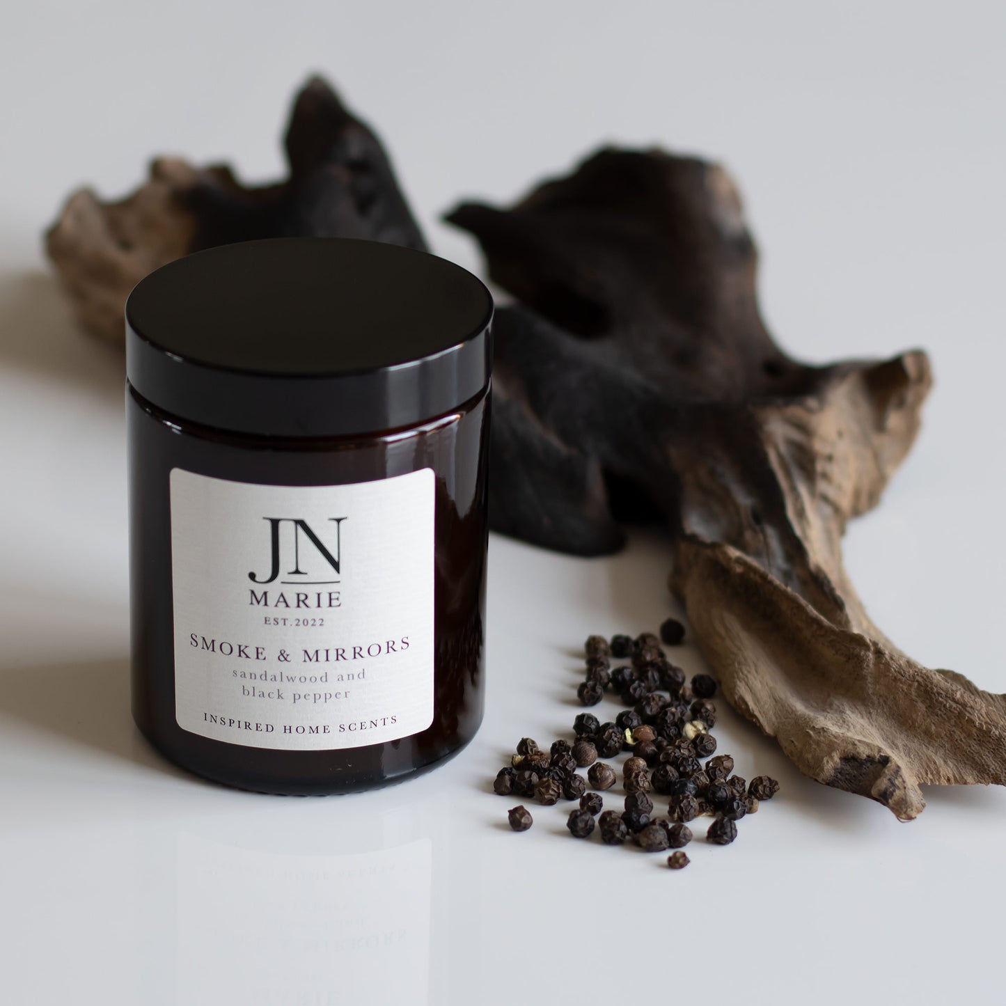 Smoke & Mirrors - Sandalwood & Black Pepper Candle