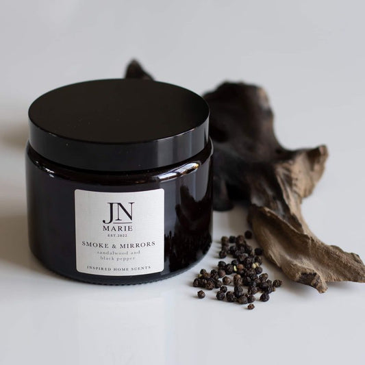 Smoke & Mirrors - Sandalwood & Black Pepper Candle